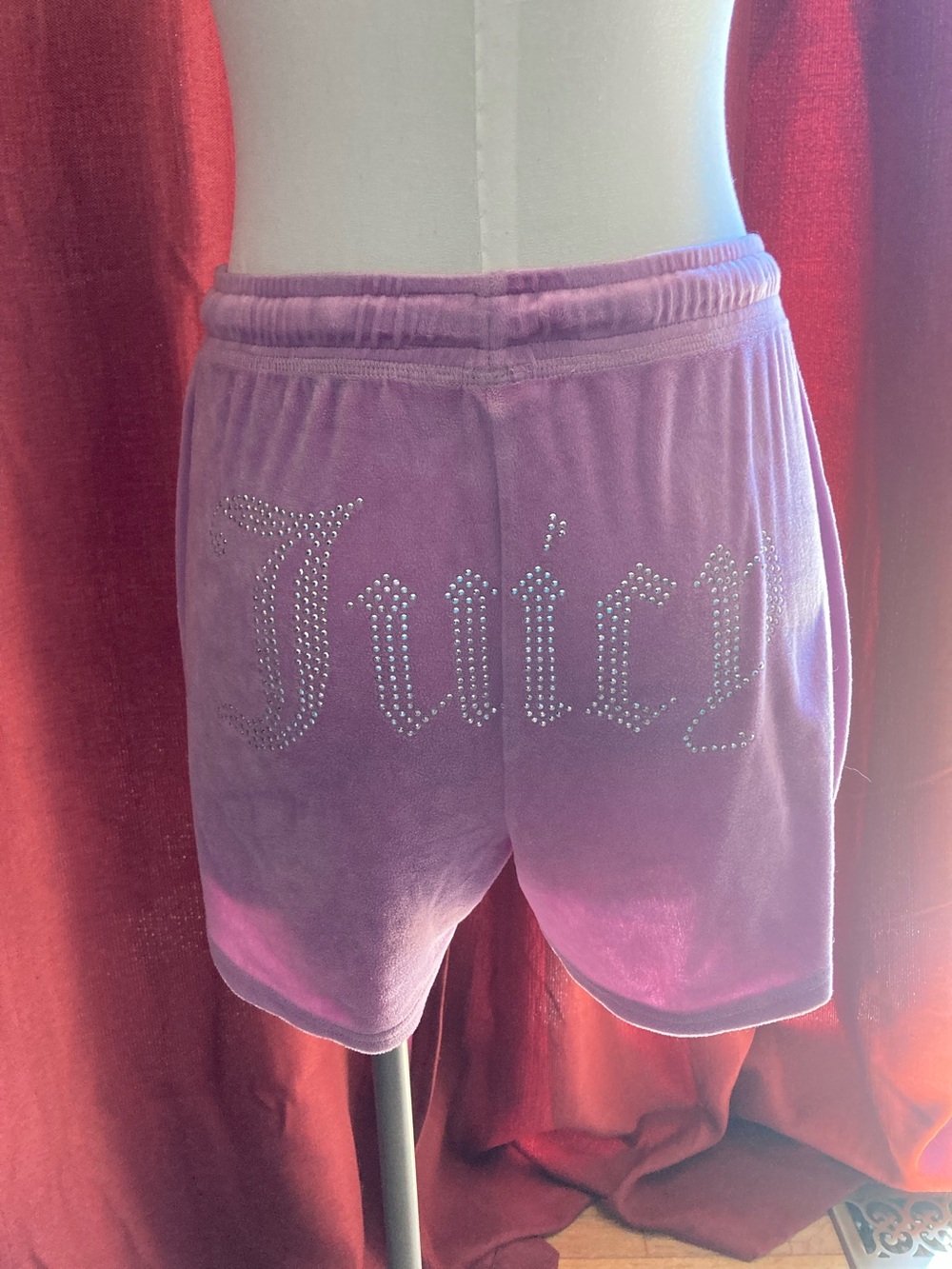 Juicy Couture Plush Drawstring Women's sleepwear Shorts - Pink
